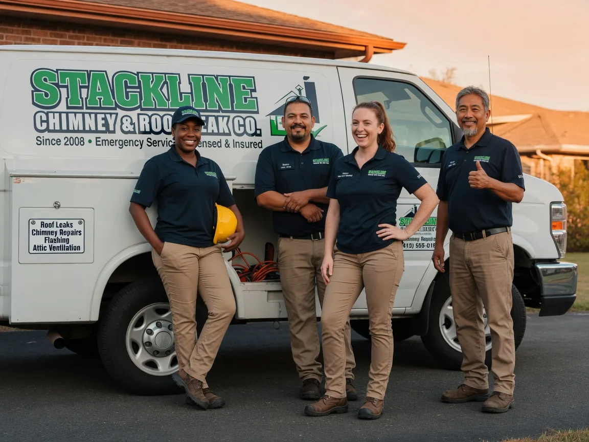 Chimney flashing repair company in Seaford, DE